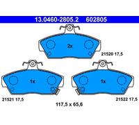 ATE 13.0460-2805.2 Kit pastiglie freno, Freno a disco per ROVER