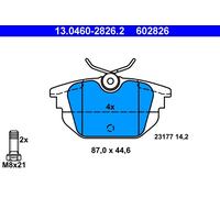 ATE 13.0460-2826.2 Kit pastiglie freno, Freno a disco per ALFA ROMEO,FIAT,LANCIA