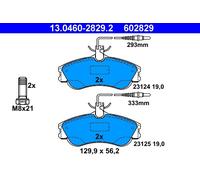 ATE 13.0460-2829.2 Kit pastiglie freno, Freno a disco per CITROËN,PEUGEOT