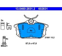 KIT PASTIGLIE FRENO POST ATE VOLVO S40 I 2 103KW 95>99 13046028312