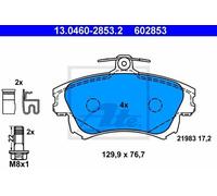 Set di pastiglie freno ATE 13.0460-2853.2, anteriore