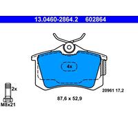 ATE 13.0460-2864.2 Kit pastiglie freno, Freno a disco per AUDI,SEAT,VW