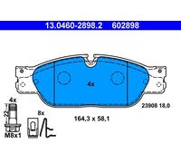 ATE 13.0460-2898.2 Kit pastiglie freno a disco JAGUAR