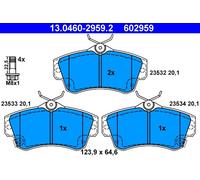 Ate Kit Pastiglie Freno 13.0460-2959.2