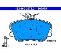 ATE 13.0460-2975.2 Kit pastiglie freno, Freno a disco per MERCEDES-BENZ