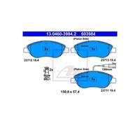 ATE 13.0460-3984.2 Pastiglie freno anteriore per 156 Stilo MiTo Delta Bravo Lybr