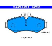 ATE 13.0460-3990.2 Kit pastiglie freno, Freno a disco per MERCEDES-BENZ,VW