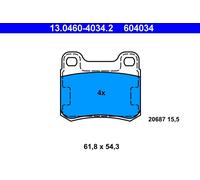 Set di pastiglie freno ATE 13.0460-4034.2