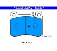 ATE 13.0460-4037.2 Kit pastiglie freni