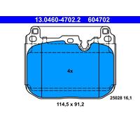 ATE 13.0460-4702.2 Kit pastiglie freni