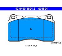 ATE 13.0460-4804.2 Kit pastiglie freno, Freno a disco per RENAULT,VOLVO