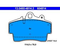 ATE 13.0460-4814.2 Kit pastiglie freno, Freno a disco per PORSCHE