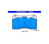 ATE Set pastiglie freno 13.0460-4833.2 – Anteriore