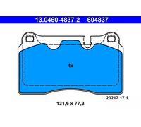 ATE 13.0460-4837.2 Kit pastiglie freno, Freno a disco per LAND ROVER