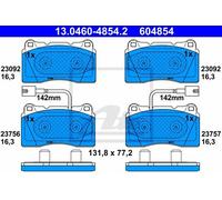 Set di pastiglie freno ATE 13.0460-4854.2, anteriore