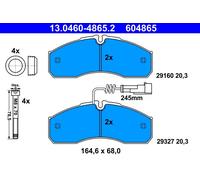 ATE Kit pastiglie freni 13.0460-4865.2 per Nissan Cabstar NT400 anteriori