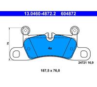 ATE Pastiglie Freni VW,PORSCHE 13.0460-4872.2 95835293900,95835293950