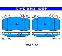 KIT PASTIGLIE FRENO ANT ATE MERCEDES-BENZ CLASSE M ML 350 180KW 02>05 1304604...