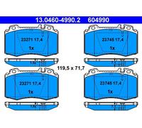 KIT PASTIGLIE FRENO ANT ATE MERCEDES-BENZ CLASSE C C 270 I 125KW 00>07 130460...