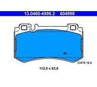 Ate Kit Pastiglie Freno 13.0460-4998.2