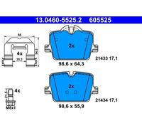 Set di pastiglie freno ATE 13.0460-5525.2, posteriore