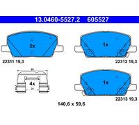 ATE 13.0460-5527.2 Kit pastiglie freni
