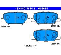 ATE 13.0460-5654.2 Kit pastiglie freno, Freno a disco per CITROËN,MAZDA,MITSUBIS