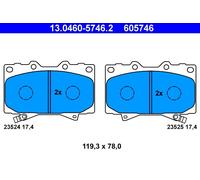 ATE 13.0460-5746.2 Kit pastiglie freno, Freno a disco per LEXUS,TOYOTA