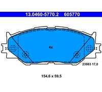 ATE 13.0460-5770.2 Kit pastiglie freno, Freno a disco per LEXUS