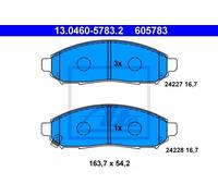 ATE 13.0460-5783.2 - Kit pastiglie freno asse anteriore 605783