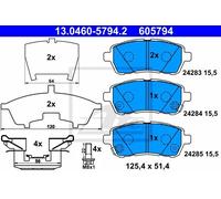 ATE 13.0460-5794.2 - Kit pastiglie freno asse anteriore 605794