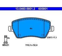 Ate Kit Pastiglie Freno 13.0460-5801.2