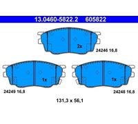 Set di pastiglie freno ATE 13.0460-5822.2, anteriore