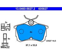 Set di pastiglie freno ATE 13.0460-5827.2, posteriore