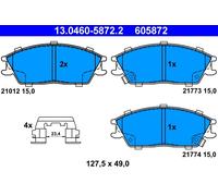 Ate Kit Pastiglie Freno 13.0460-5872.2