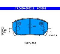 ATE 13.0460-5882.2 Kit pastiglie freno, Freno a disco per LEXUS