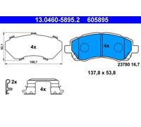 Pastiglie freno 13.0460-5895.2 ATE per SUBARU LEGACY II Familiare LEGACY III