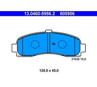 ATE Set pastiglie freno 13.0460-5956.2 anteriore per Nissan Micra II