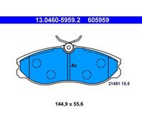 KIT PASTIGLIE FRENO ANT ATE FORD MAVERICK 2.7 TD 92KW 96>98 13046059592
