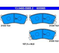 ATE 13.0460-5985.2 Kit pastiglie freno, Freno a disco per SUBARU,SUZUKI