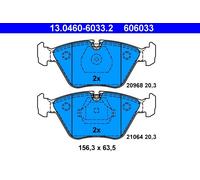 Set di pastiglie freno ATE 13.0460-6033.2, fronte