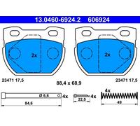 ATE 13.0460-6924.2 Kit pastiglie freno a disco LAND ROVER