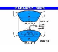 KIT PASTIGLIE FRENO ANT ATE ALFA ROMEO SPIDER 2.0 V6 Turbo 148KW 98>05 130460...