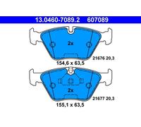 ATE 13.0460-7089.2 Kit pastiglie freno, Freno a disco per BMW