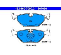 Kit Pastiglie Freno Freno A Disco Ate 13-0460-7090-2 per Bmw Assale Posteriore