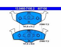 STARK SKVW-1015 Kit pastiglie freni Anteriore per VW POLO (9N) POLO (6N2)