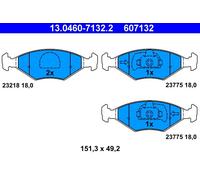 ATE 13.0460-7132.2 Kit pastiglie freno, Freno a disco per FIAT