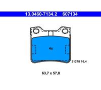 Set di pastiglie freno ATE 13.0460-7134.2, posteriore