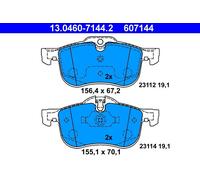 ATE 13.0460-7144.2 Kit pastiglie freno, Freno a disco per MG,ROVER