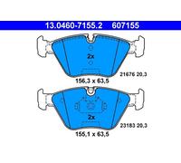 Set di pastiglie freno ATE 13.0460-7155.2, fronte